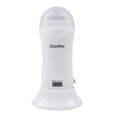 Imagem de Aquecedor de Cera Quente Roll On com Visor de Temperatura Digital Profissional Branco 220V Depilflax