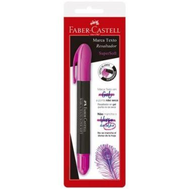 Imagem de Pincel marca texto gel Supersoft Rosa SM/155728 Faber-Castell