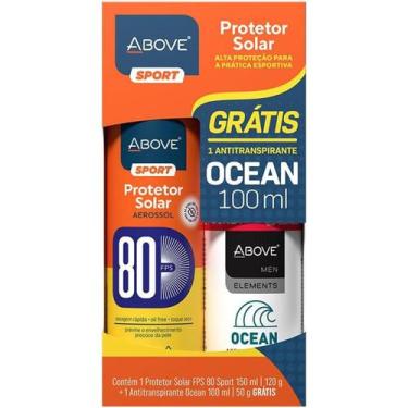 Imagem de Above Kit Protetor Solar Sport FPS 80 + Desodorante