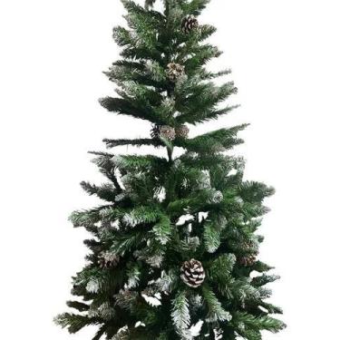 Imagem de Árvore Natal Verde Pinheiro Pinhas 150 Cm Slim Guarda Chuva - BKAZZA