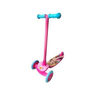 Imagem de Patinete Infantil Slim Rosa Menina 3 Rodas Estável E Seguro DM Radical
