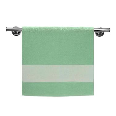 Imagem de Toalha de Lavabo Personalizada - Diversas Cores Cor:Verde Bebê - PossA