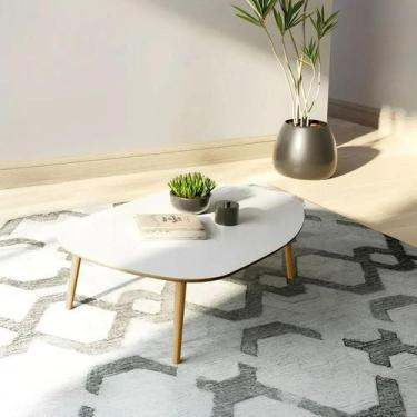 Imagem de Mesa de Centro Organica 120cm x 75cm x 33cm Marrom - Dalla Costa