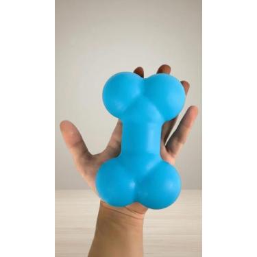 Imagem de Brinquedo Osso Borracha Anti-Stress Cão Médio 1 Unid. - Congratulation