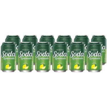 Imagem de Refrigerante Lata Antarctica Soda 12 Unidades - 350ml