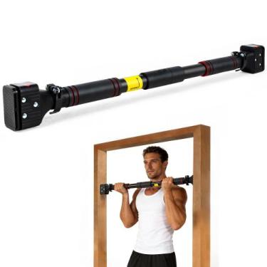 Imagem de Barra de Porta para Flexões leikefitness Ajustável 72-96 cm