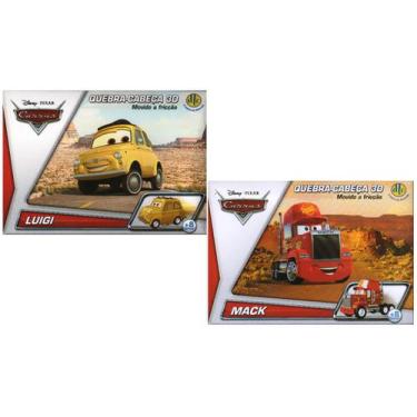 Livro - Disney - Diversão com quebra-cabeça - Carros 3 em Promoção na  Americanas