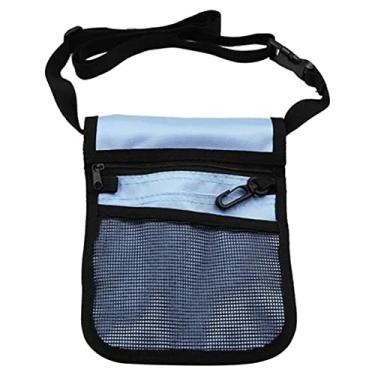 Imagem de organizador de enfermeira utilitário, estetoscópios de extra bandagem bolsa de cinturo de enfermagem, bolsas de , , , azul