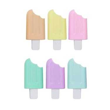 Imagem de Genérico Caneta Picolé Sorvete 6 Cores