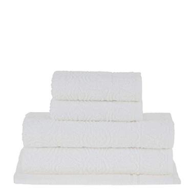 Imagem de Buddemeyer Jogo de toalhas Florentina Banho Branco 5 peças
