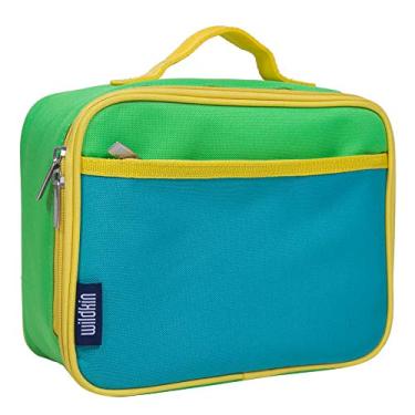 Imagem de Wildkin Kids Insulated Lunch Box Bag for Boys and Girls, Perfect Size for Packing Hot or Cold Snacks for School and Travel, Measures 9.75 x 7 x 3.25 Inches, BPA-Free (Monster Green)
