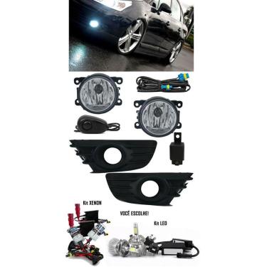 Imagem de Kit Farol de Milha Neblina Citroen C4 à 2012 e C4 Pallas 2008 à 2012 + Kit Xenon 6000K / 8000K ou Kit Lâmpada Super LED 6000K