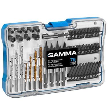 Imagem de Gamma Kit De Acessórios Para Furadeira E Parafusadeira Com 75 Peças