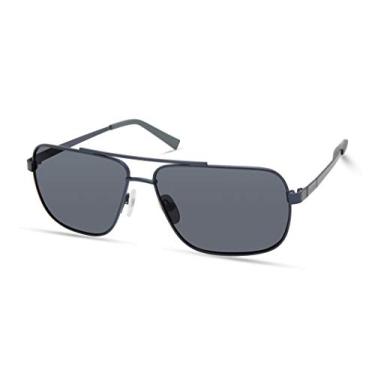 Imagem de Timberland Men's TBA9266 Polarized Navigator Sunglasses, Satin blue, 61mm
