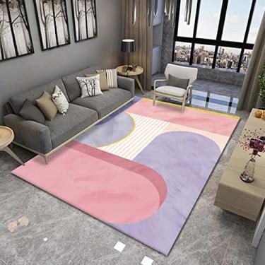 Imagem de Tapetes para sala de estar, tapete para quarto tapete lavável marroquina, tapete de destaque não derramado, tapetes de área grande para sala de jantar tapete de sofá de cristal sem cabelo para sala de estar