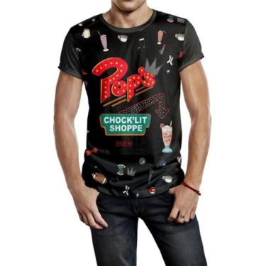 Imagem de Camiseta Masculina Riverdale Pops Chocklit Shoppe Ref:920 - Smoke