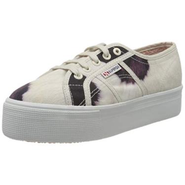 Imagem de Superga Tênis de ginástica COTW para meninas 2790-fantasy, Bege, Lt Sand Cow A0u Bege, 6