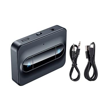 Imagem de C31 BT 5.0 Transmissor de Áudio 3,5mm AUX Jack USB Dongle Música Portátil Adaptador BT Sem Fio Para Carro PC TV Fones de Ouvido