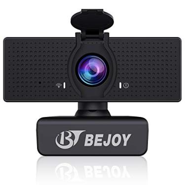 Imagem de Webcam de streaming 1080p com microfone duplo e capa de privacidade, câmera USB BEJOY para computador [Plug and Play] [30fps], para reuniões Zoom Skype FaceTime Teams, PC Mac Laptop Desktop