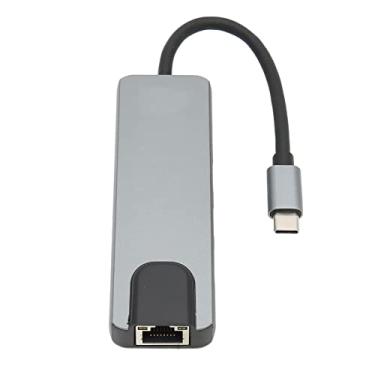 Imagem de Hub USB para laptop, porta de carregamento USB C HUB PD 5 Gbps para projetor de monitor de TV