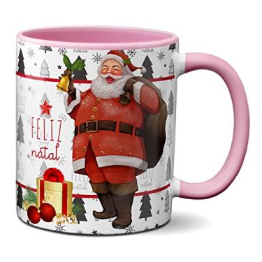 Imagem de Caneca O Melhor Do Natal É Estar Em Família Feliz Natal (Rosa)
