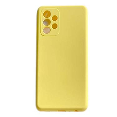 Imagem de [Coronitas Acessorios] Capa Capinha Silicone Colorido Premium Galaxy A52 5G (Amarelo)