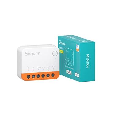 Imagem de SONOFF Interruptor Inteligente, Interruptor Inteligente Wi-Fi MINIR4, 10A 2400W, Fios de Zero e Fogo, Funciona Com Amazon Alexa E Assistente Doméstico Do Google