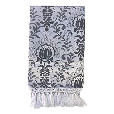 Imagem de Manta de Sofá Jacquard Prata 190x140