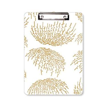 Imagem de Placa de apoio para quadro de prancheta de outono com cultura japonesa branca A4