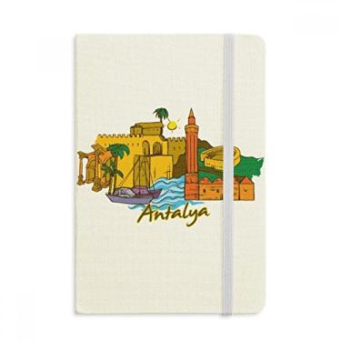 Imagem de Caderno de aquarela Turquia Antalya Burdur oficial de tecido rígido diário clássico