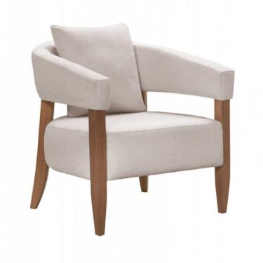 Imagem de Poltrona decorativa para sala madeira maciça - Valentina - Bianchi Móveis
