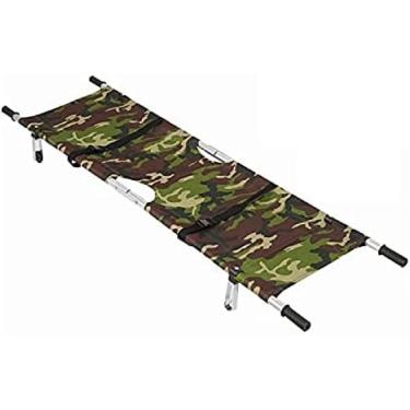 Imagem de Maca Camas Portátil Maca De Resgate Maca Portátil Leve Dobrável Com Rodas Maca Cama Doméstica,Camuflar,Pleasant63