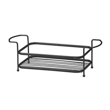 Imagem de Porta Tempero Condimento Suporte Grande Galeteiro Preto Organização Cozinha