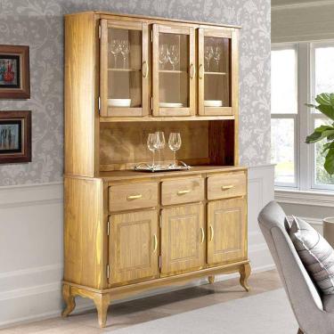 Imagem de Armário Rústico Arca e Oratório Madeira Maciça Marrom Shop JM