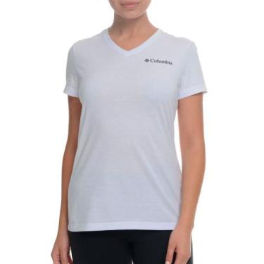 Imagem de Camiseta Basic  Feminina Branco - Columbia