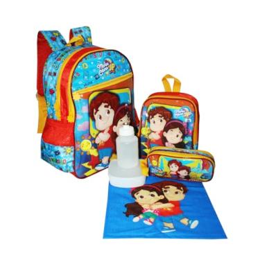 Imagem de Kit Mochila Maria Clara E Jp Juvenil Rodinhas Escolar Clio