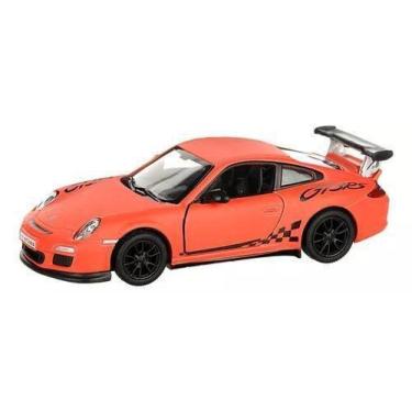 Imagem de Coleção Miniatura Carro Porsche 911 Gt3 Rs Laranja Escala 1:36 - Kinsm