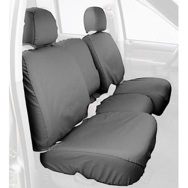 Imagem de Covercraft SS3305PCGY Capas de assento para banco frontal de ajuste personalizado - tecido de poliéster, cinza