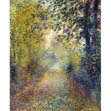 Imagem de Na Floresta de Pierre-Auguste Renoir - 60x73 - Tela Canvas Para Quadro