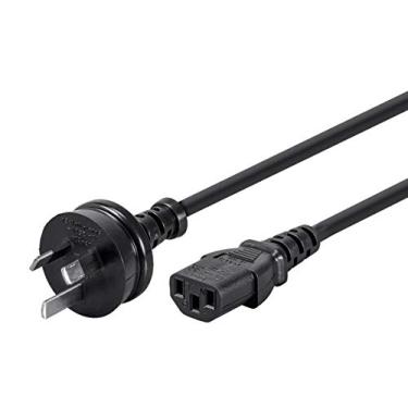 Imagem de Monoprice 107670 Cabo de alimentação 18 AWG Austrália, preto