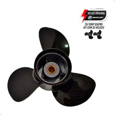 Imagem de Hélice Genuína Mercury 9.9X13 Para Motores 25/30Hp Kit C/2