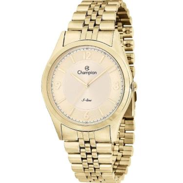 Imagem de Relógio CHAMPION S-line feminino analógico dourado CN21121X