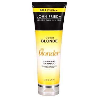 Imagem de John Frieda Shampoo Sheer Blonde Go Blondr Lighten 245 ml (pacote com 3)