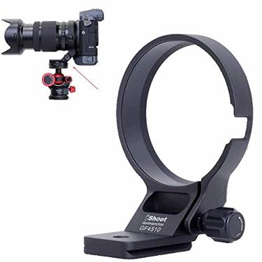 Imagem de iShoot Soquete de anel de montagem de tripé de colar de lente compatível com Fujifilm Fuji GF 45-100 mm f/4 R LM OIS WR, suporte de suporte de lente de metal inferior é Arca-Swiss Fit Placa de