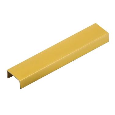 Imagem de Perfil de Alumínio para Acabamento 10mm X 2,0cm Luxor Golden Matte Viscardi - caixa com 5 Unidade - Dourado Fosco