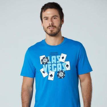 Imagem de Original Penguin Camiseta Estampada Azul Original Penguin-Masculino