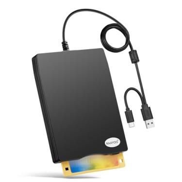 Imagem de Leitor de disquete, unidade de disquete A/C tipo USB duplo/reprodutor/conversor, leitor de disquete externo de 3,5 polegadas 1,44 MB para Windows 11/10/8/7/XP/2000 PC, laptop e desktop