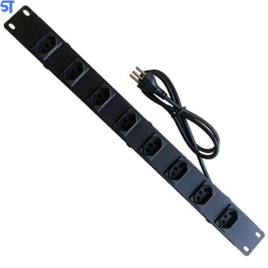 Imagem de Régua Rack 19 Com 8 Tomadas 1MT 20A Emplac