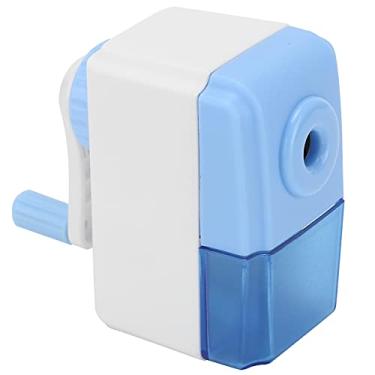 Imagem de Apontador de Lápis Manual, Apontadores de Manivela, Placa Espiral Mais Forte, Apontador de Lápis de Ajuste de Espessura de Desenho Animado Infantil para Todos Os Tipos de