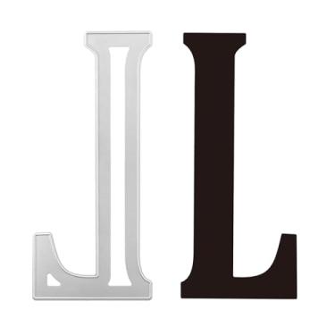Imagem de Briartw Matriz de corte de letras maiúsculas 'L' de 20 cm de altura | Estêncil de metal do alfabeto de 20 cm de altura para fazer cartões, álbuns de recortes e artesanato DIY | Perfeito para